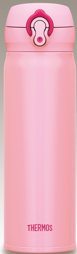 Thermos Flask Vacuum Insulated Carrying Mug [One-Touch Open Type] 0.5L Coral Pink JNL-502 CP