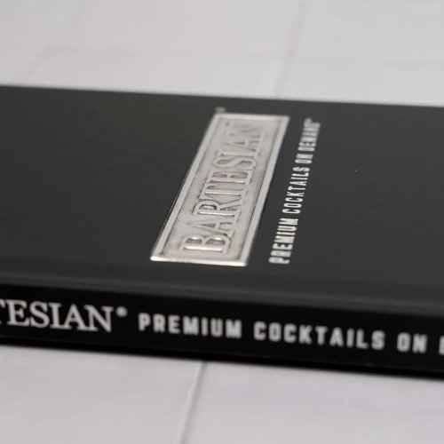 Bartesian 2026 Premium Cocktail Menu Book - Mixed Drinks Recipe Bartender Book with Pairings, Recommendations, Pictures & Recipes of Bartesian Cocktails - Mixology Bartending Book for Home Bar