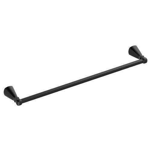 American Standard 7018024.243 Edgemere 24-Inch Towel Bar, Matte Black