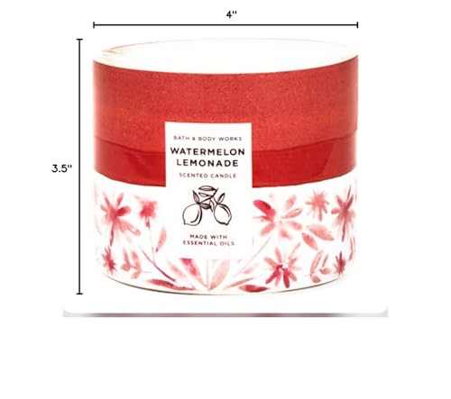 Bath and Body Works 14.5 Oz 3 Wick Candle Watermelon Lemonade