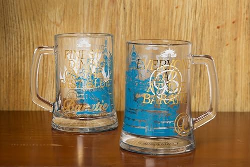Paladone One Piece Baratie Glass Stein with Handle 500ml, Officially Licensed Netflix Anime Pop Culture Merchandise for Fans