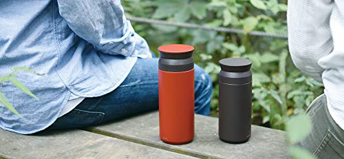 KINTO 20948 Travel Tumbler, 16.9 fl oz (500 ml), Silver, Double Wall Vacuum Construction, Heat and Cold Retention