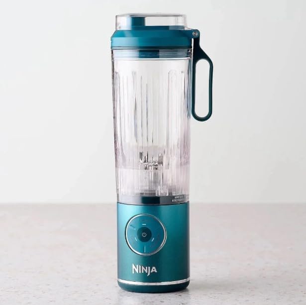 Ninja BC251QTL Blast Max Personal Cordless Blender - Smoothies & Ice Crush, 22 oz Twist & Go Vessel, Teal