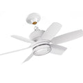 Lsliangmei Fan with ceiling light and remote control, no wiring required, 6 speed settings, suitable for indoor and kitchen use