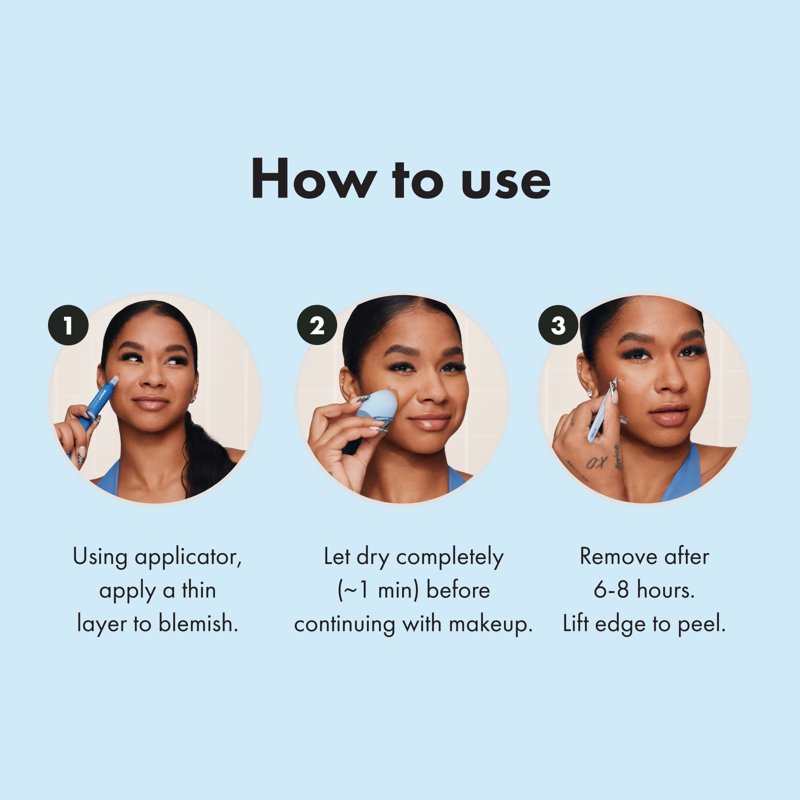 Liquid Blemish Patch Invisible Protectant for Makeup Application 10ml