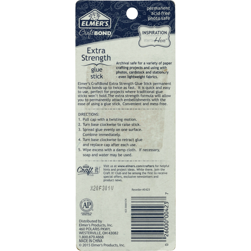 CraftBond Extra Strength Glue Sticks - 2 Pack, Clear