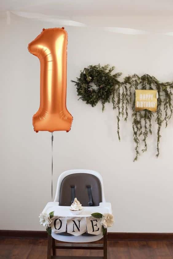 Orange Number 9 Balloon - 40 Inch Giant Foil Balloon for 9th Birthday Party Decorations