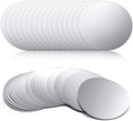Skyley 50 Pieces Silver Wine Pourer Liquor Stopping Pouring Discs Aluminum Foil Wine Whisky Pourer Thin Reusable Spout Disks for Beverage Beer Liquid Dispenser Bar Party Gift