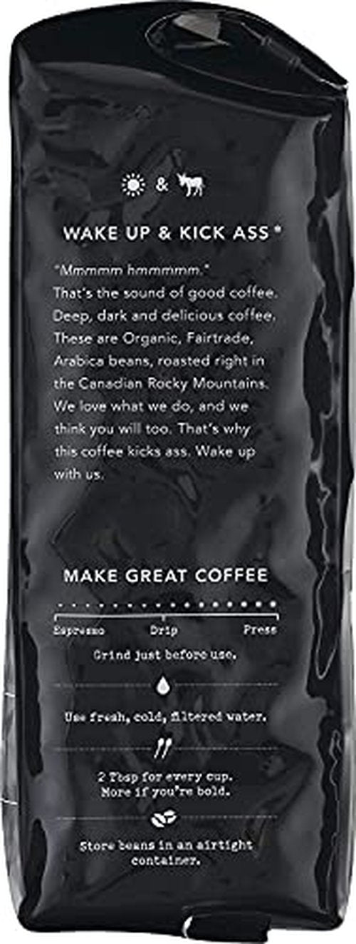 Kicking Horse Coffee, Grizzly Claw, Dark Roast, Whole Bean, 10 oz - Certified Organic, Fairtrade, Kosher Coffee (Pack of 6) (Packaging may vary),10 Ounce (Pack of 6)