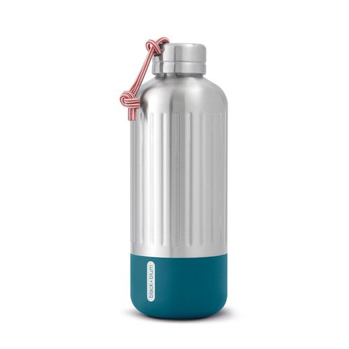 BLACK+BLUM Insulated Stainless Steel Water Bottle | Leak Proof, Double Wall Vacuum | Hot & Cold Drinks for Travel, Sports, Office & School for All Ages | Ocean, 28 oz / 850 ml
