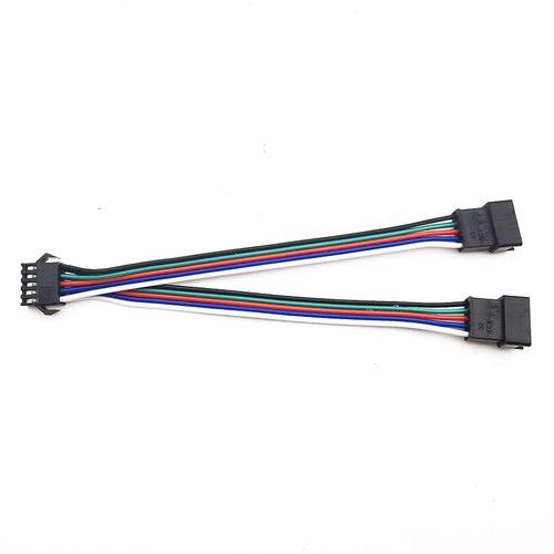 5pcs 15cm 5pin SM Splitter JST Connector 1 to 2 Male and Female for 5050/3528 RGBW LED Strip