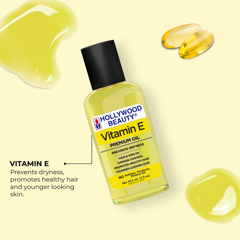 Vitamin E Oil for Hair, Scalp & Skin - 3 Pack, 2 fl oz