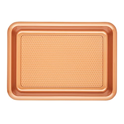 Ayesha Curry Kitchenware Bakeware Nonstick Baking Cookie, Loaf, Cake Pan Set, 7-Piece, Copper