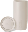 Simple Modern Voyager Signature Travel Coffee Mug - 360° Lid, Insulated Stainless Steel, 16oz | Almond Birch