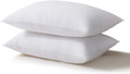Acanva Bed Pillows - Soft Microfiber Filled for Side & Back Sleepers | King Size, White (2 Pack)