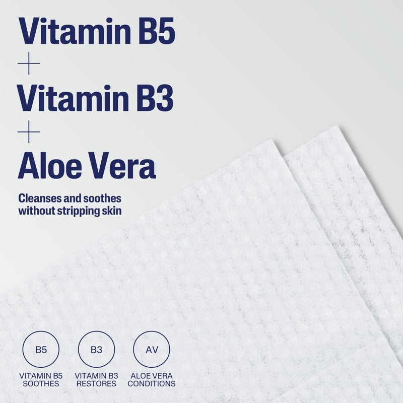 Gentle Skin Cleansing Cloths for Face and Body, Fragrance-Free, 10 Count