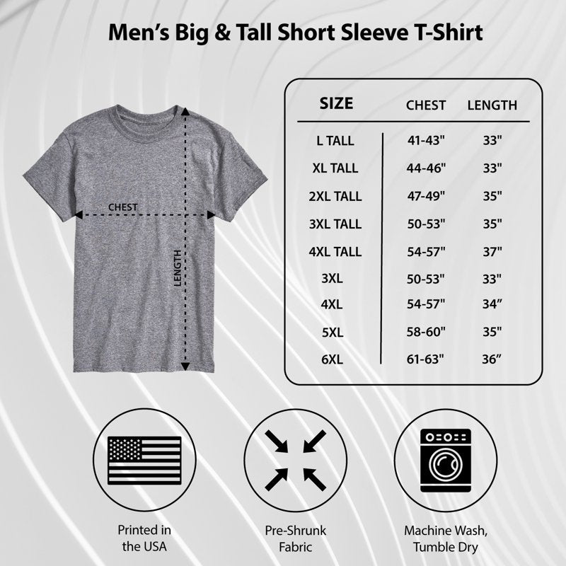 Green Snoopy Chillin Halloween Men's T-Shirt - Short Sleeve Graphic Tee - Big & Tall