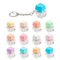 Keyboard Fidget Toys Adults - 12PCS Fidget Clicker Fidgets Keychain Cound Fidget Toy Stress Relief Gifts for Office School Home Classroom