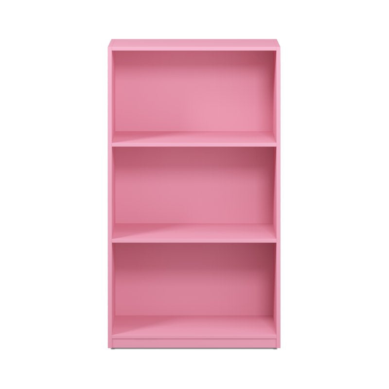 3-Tier Bookcase Storage Shelves - Multiple Colors Available