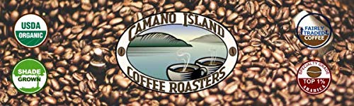 Camano Island Coffee Roasters Roasters Honduras Dark Roast, Ground 2lb, Fresh Small Batch Roasted, USDA Organic, Fairly Traded, Shade Grown Top 1% Arabica - Molasses, Brown Sugar, Cinnamon Flavor
