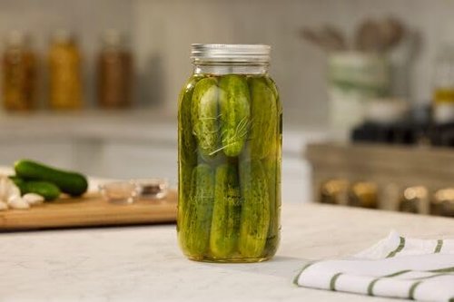 Ball Glass Mason Jar with Lids and Bands, Wide Mouth, Half Gallon Size, 64 OZ (3 Pack)