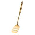 Buy THINGS Slotted Spatula,15.16inch Long Handle Gold -18/8(304) Stainless Steel Turner Spatula by BUY THINGS!