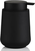 Skiennix Matte Black Liquid Hand Soap Dispenser - 11 oz Refillable Modern Minimalist Design for Bathroom & Kitchen