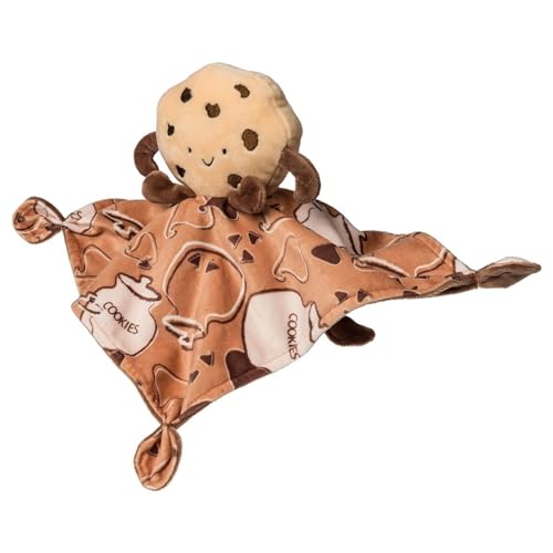 Mary Meyer Sweet Soothie Lovey Security Blanket, 10 x 10-inches, Chocolate Chip Cookie