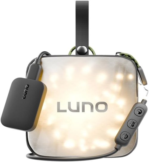 Luno Camping String Lights - 20' USB-Powered Warm White Outdoor Lighting for Adventures