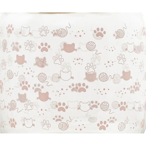 10 Strawberry Street Cat Ears Pet Treat Canister, Pink