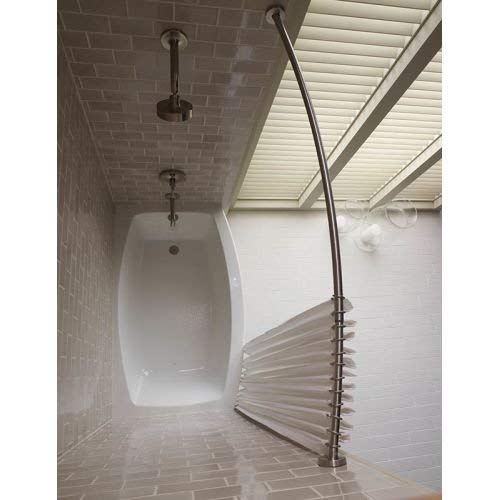 KOHLER Expanse Curved shower rod - transitional design
