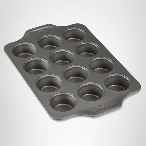 All-Clad Pro-Release Nonstick Bakeware Muffin Pan 12 Cup Oven Safe 450F Half Sheet, Cookie Sheet, Muffin Pan, Cooling & Baking Rack, Round Cake Pan, Loaf Pan, Baking Pan Grey