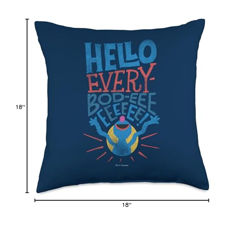 Sesame Street Grover Hello Everybody Throw Pillow