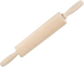 Skiennix 13.8 Inch Wooden Rolling Pin - Perfect for Baking Bread, Pizza, Cookies, and Noodles