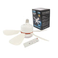 [YoYuZJ Lighting] Ceiling Fan with Light, Plug in Socket Fan Light E26/E27, Small Quiet Fan for Bedroom & Living Room, Ventilador de Techo con Luz, Ceiling Fan Lights Fixtures