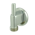 Kingston Brass K174A1 Designer Trimscape Showerscape Wall Mount Water Supply Elbow with Pin Wall Hook, Polished Chrome