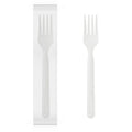 GreenWorks 500 Count 7" Series Heavy-duty Compostable Forks, BPI Certified Individually Wrapped Forks With Compostable Wrapper，Alternative to Plastic Forks