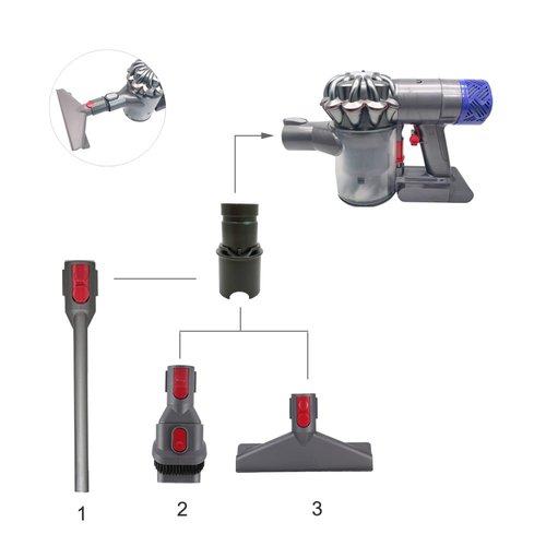 Attachment Adapter Compatible for Dyson V7 V8 V10 V11 V15 accessories to shark V6 DC30, DC31, DC34, DC35, DC44, DC45, DC56,DC57,DC58,DC series 32mm (1.26 inch) Universal Tool Adapter Converter