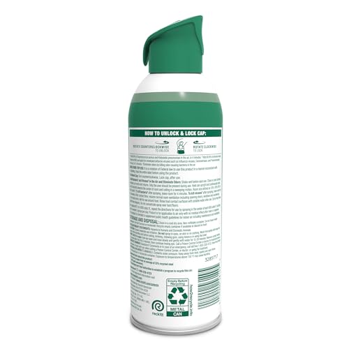 Lysol Air Sanitizer Spray with Bacterial Odor Eliminator for Home & Office, Sanitizing Air Spray, Air Freshener Alternative, Mountain Spring Scent, 10 oz (Pack of 3)