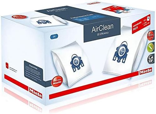 Miele Performance Pack 16 Type GN AirClean - 3D Efficiency Filter Bags & AH30 HEPA Filter Set