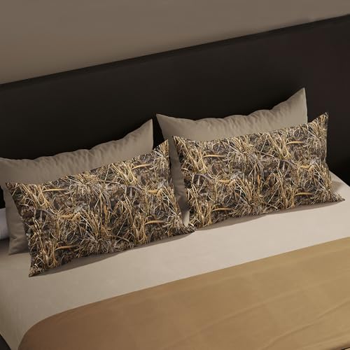 Northwest Realtree Pillowcase, Hunting Décor, Men's Bedding, Camouflage Cabin Sheets, Set 2-Pack, 20" x 28", MAX 7 Camo