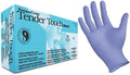 Tender Touch Nitrile Exam Gloves - Powder Free, Latex Free, Food Safe | Size Medium (Box of 200)