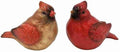 Comfy Hour 3 Red Cardinal Salt and Pepper Shakers - Artisan Crafted Stoneware Kitchen Decor, 2-Count