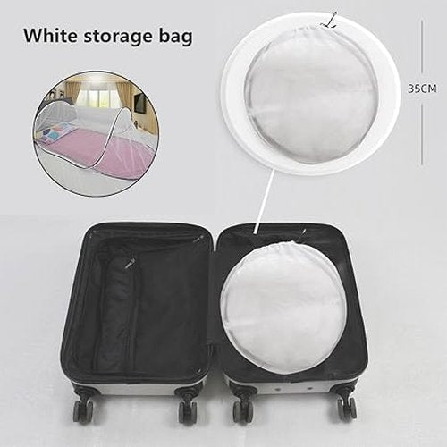 SuperDen Pop Up Mosquito Net, Foldable Mosquito Net Tent for Bed Camping Travel Patio,Portable Mosquito Tent Pop Up Outdoor (1 PCS)