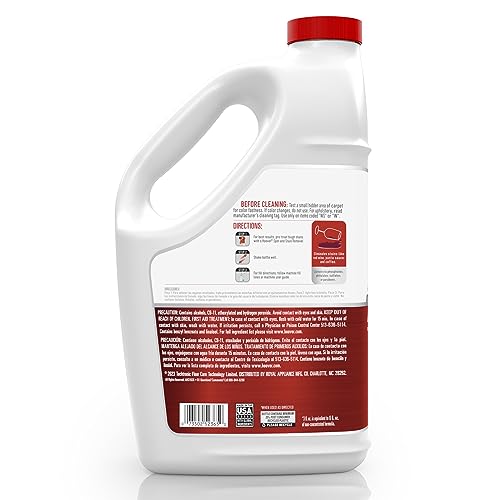 Hoover Oxy Carpet Cleaner Solution, 116 oz., Ocean Breeze Scent, Deep Cleaning Carpet Shampoo Solution, Removes Tough Colored Stains from Carpet and Upholstery, Pair with Hoover Carpet Cleaner Machine