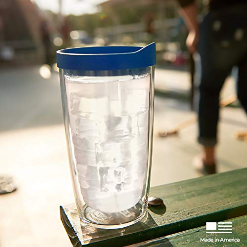 Tervis Shamrock Made in USA Double Walled Insulated Tumbler Travel Cup Keeps Drinks Cold & Hot, 16oz, Classic