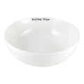 47th & Main Football Themed Ceramic Serveware, Chip Bowl, Football Chips
