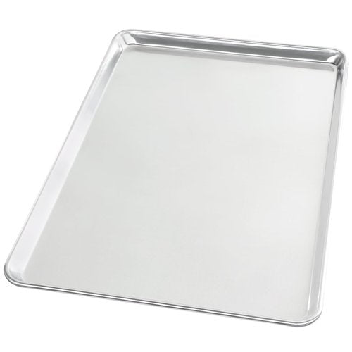 Chef Approved 26" Wide Aluminum Sheet Pan - Heavy-Duty Baking Bun for Restaurants | 26"W x 18"D x 1.13"H, 16-Gauge