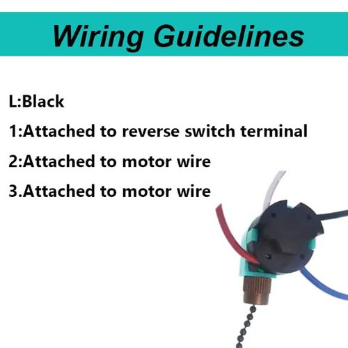 TWDRTDD Ceiling Fan Switch Zing Ear ZE-268S6,3 Speed 4 Wire Pull Chain Switch Fan Light Switch Replacement Part with 4 Pre-Installed Wires for Ceiling Fans,Wall Lamps,Cabinet Light (2 pcs Bronze)