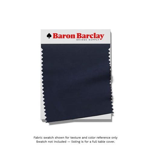 Baron Barclay Deluxe Suede Square Table Cover - 44" - Navy